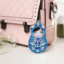 Set Of 5 Diamond Painting Keychain, 5D Making Diy Full Drill Special Shape