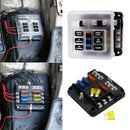 6-Way Car Marine Waterproof Fuse Box Block Holder Car Fuse Box Boat R6G4