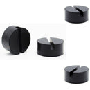 Vehicle Universal Floor Jack Pad Adapter Round Rubber Block Lifting Tool