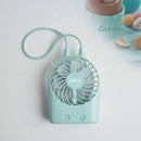 New Usb Rechargeable Mini Fan Summer Desktop 3 Files Electric Small Fan Por C3T3