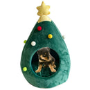 Xmas Tree Shape Pet Nest Winter Warm Kitten Cat House Sleep Bed Pet Product