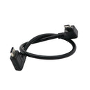 Connection Cable, USB 3.1 Type C Male To Micro USB Male 25 Cm Black