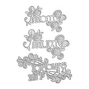 3pcs/set Mother's Day Metal Cutting Die Stencil DIY Scrapbooking Album Card