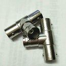 5PCS BNC Male Plug to 2 BNC Female Jack Coax Cable Video Adapter Connector
