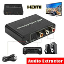 HDMI Digital To Analog Coaxail ARC Audio Extractor Converter Adapter 3.5mm  Gw