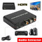 HDMI Digital To Analog Coaxail ARC Audio Extractor Converter Adapter 3.5mm  Gw