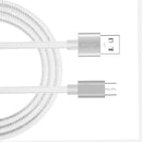 2pcs 6ft Nylon Micro USB Charger Cable Fast Charging Data Cord for Android Phone