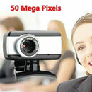 Rotatable USB 2.0 Computer Webcam with Microphone PC Digital HD Video Camely Gw