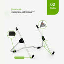 Aluminum Laptop Stand Adjustable Height Desktop Stand Folding Computer Holder bs