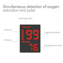Black Motion Measurement Heart Rate Device Finger Pulse Oximeter Blood Oxyg