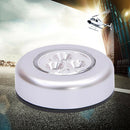 Battery-Powered Wireless Tap Light Touch Lamp Stick-on Push Night for Closet