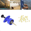 Red worm clip granules bait clip fishing gear belt tool on the bait hardcov
