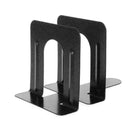 1Pair New Non-Skid Bookends Solid Metal 12 cm High 2 Z7W3 U Metal Q0E1 P9A7