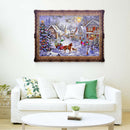 Christmas Snow Carriage  5D Diamond DIY Painting Craft Kit Home Decor