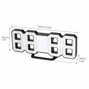 Led Wall Clock Table Clock Digital Alarm Clock With Led Display Brightness