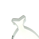 party princess dress shape cookie cutter fondant cake sugarcraft mold decor LJ