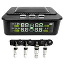AN-12 Solar Car TPMS Voice Alarm Tire Pressure Monitoring System+Internal Sensor
