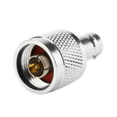 2pcs N Type Male To BNC Female RF Connector Adapter Test Converter 0--6GhzFT