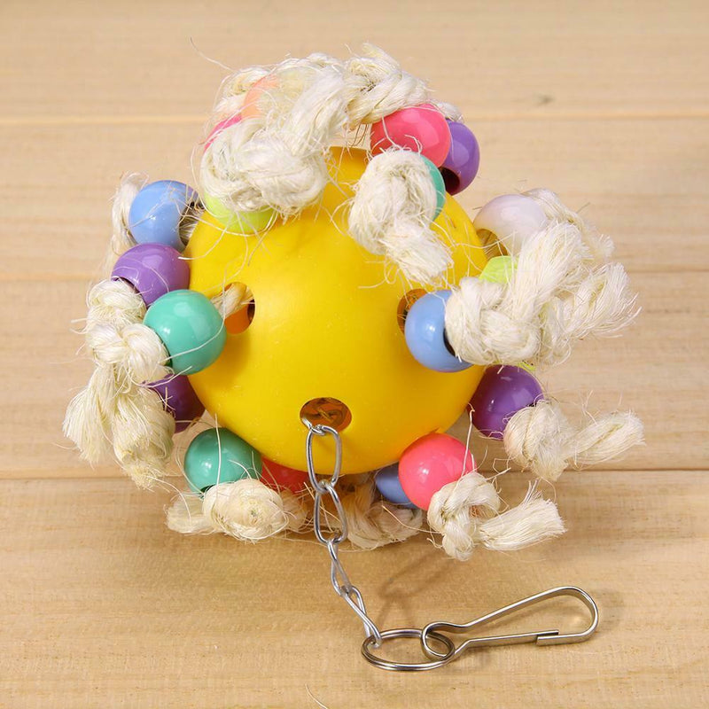 Wooden Parrot Birds Toys Plaything Colorful Pet Bird Accessories(2)