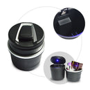 1Pcs Portable Detachable Car Smoking Car Ashtray Blue LED Light Smokeless A O9Q7