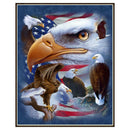 5D DIY Full Drill Diamond Painting Eagle Cross Stitch Embroidery Mosaic