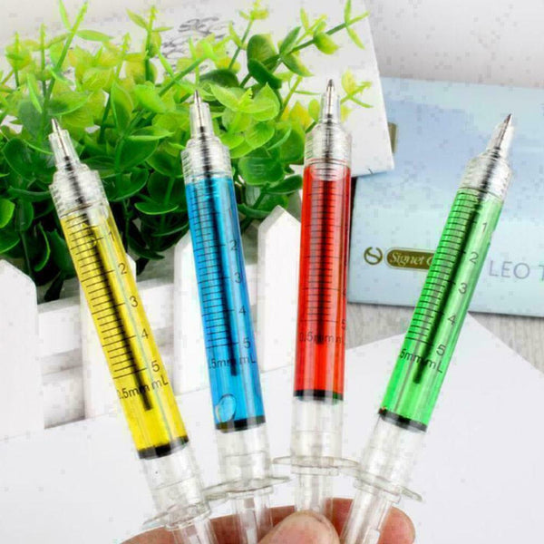 Pen Ballpoint Injection Shape Liquid Syringe Ballpen Doctor Nurse Gift Y3Y0 H1Z0