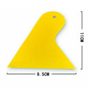 Car Stickers Scraper Plate Glass Yellow and Orange Plastic Film Tools FT