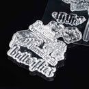 Butterflies Flower Silicone Clear Rubber Stamps Seal Scrapbooking Album Card
