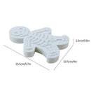 Christmas Gingerbread Man Cookie Cutter and Stamper Skeleton Baking Mould T FT