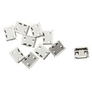 10 pcs cell B type Micro-USB port connector female jack plug charge F7N6