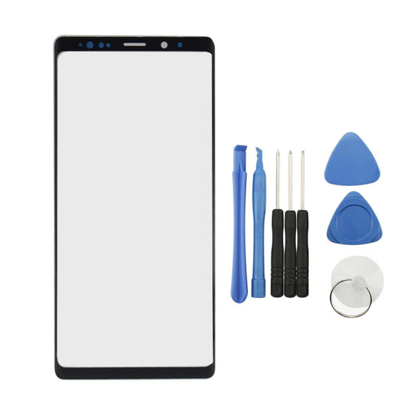 Black Front Outer Touch Screen Glass Lens Cover Replacement with Repair Tool