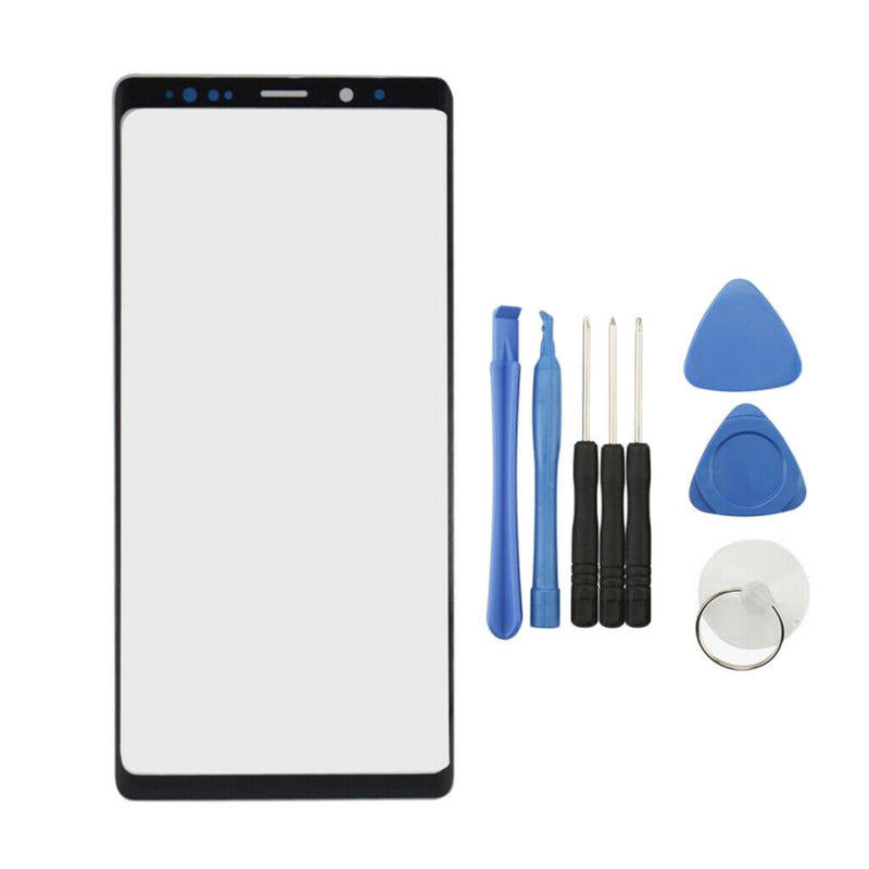 Black Front Outer Touch Screen Glass Lens Cover Replacement with Repair Tool
