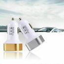 Dual USB Port 2.1A Compact Fast Car Charger Tablets Rapid Quick Char Phones M5A7