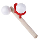 Wooden Blowing Ball Balance Training Vital Capacity Stick Educational Toys JR