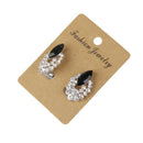 100pcs Kraft Paper Earring Jewelry Display Hanging Cards 6.8cm x 5cm