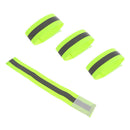 4Pcs Reflective Wrist Band Arm Ankle Strap Walking Camping Cycling Bracelet