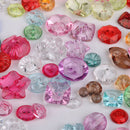 100pcs Assorted Colors Acrylic Buttons Sewing Scrapbooking DIY Craft Buttons