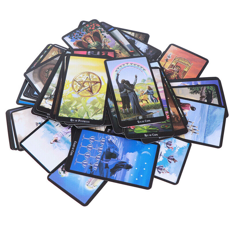 78 Cards Witch Tarot Deck Future Fate Indicator Forecasting Cards Gift Table OZ