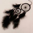 Handmade Dream Catcher with Feather Car Wall Hanging Decoration Ornaments Black