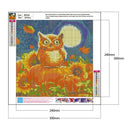 5D DIY Diamond Painting Pumpkin Full Round Rhinestone Halloween Art (B2333)