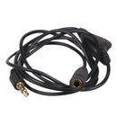 3.5mm M/F Stereo Earphone Audio Extension Cable 1M with Volume Control