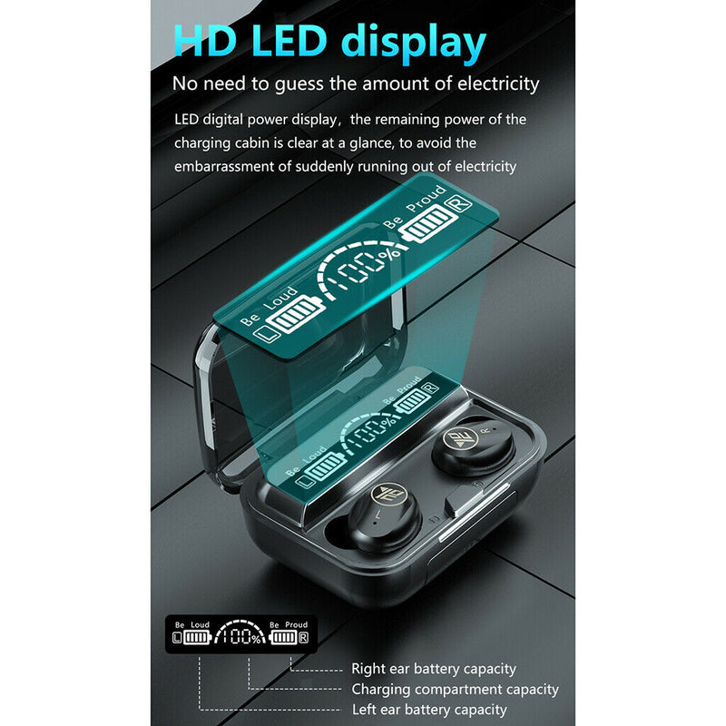 Wireless Earbuds Bluetooth Earphones, Bluetooth 5.1 TWS Stereo Earphones in-Ear