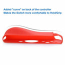For Joy-Con Gel Guards with Thumb Grips Caps for Nintendo Switch (Blue+Red)