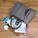 Women'S Leather Portable Messenger Bag Female Fashion Girl Shoulder Bag Lad