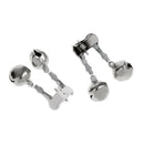 30Pcs Twin Bells Ring Fishing Rod Clamp Bite Lure Alarms Fishing Bells Ring