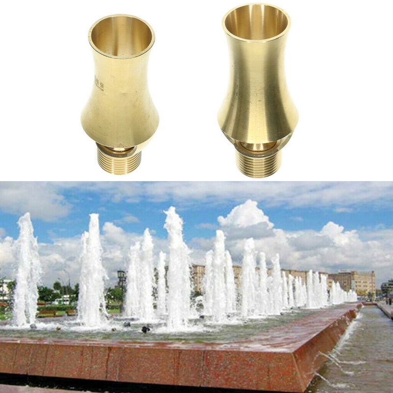 Pack of 4 Cascade Cedar Display Fountain Nozzle Brass Water Spray Sprinkler for