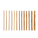12X 6 Bamboo Handle Crochet Hook Knit Craft Knitting Needle Weave Yarn 3-10mm FT