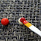 130pcs Round Wood Decorative Push Pins, Wood Head and Steel Needle Point Th