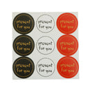 90Pcs Present for you Kraft Paper Seal Stickers DIY Gifts labels/Baking Decor LJ