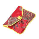 4X(12 In 1 Small Jewelry Box Jewelry Red Jewelry Bag Embroidered Silk ClothD7F9)